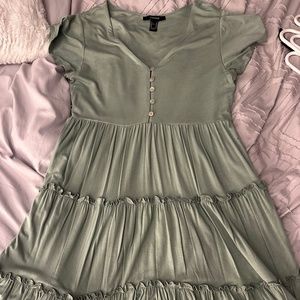 Ruffled Flowy Dress